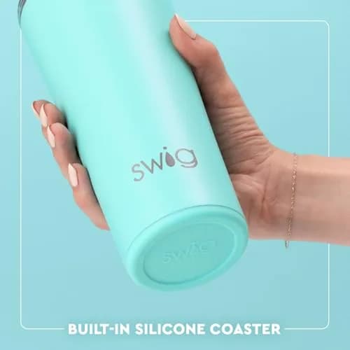 Swig Life 22oz Insulated Tumbler, Travel Coffee Mug with Lid, Stainless Steel (Wanderlust) | Keeps Drinks Cold 24h & Hot 3h thumbnail 6