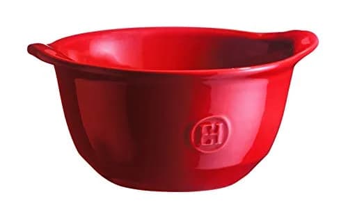 Emile Henry Ultime Collection Oven Bowl 0.55L (0.6qt) Burgundy | Made in France Ceramic thumbnail 1