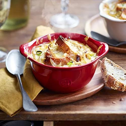 Emile Henry Ultime Collection Oven Bowl 0.55L (0.6qt) Burgundy | Made in France Ceramic thumbnail 4