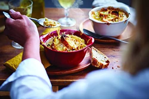 Emile Henry Ultime Collection Oven Bowl 0.55L (0.6qt) Burgundy | Made in France Ceramic thumbnail 6