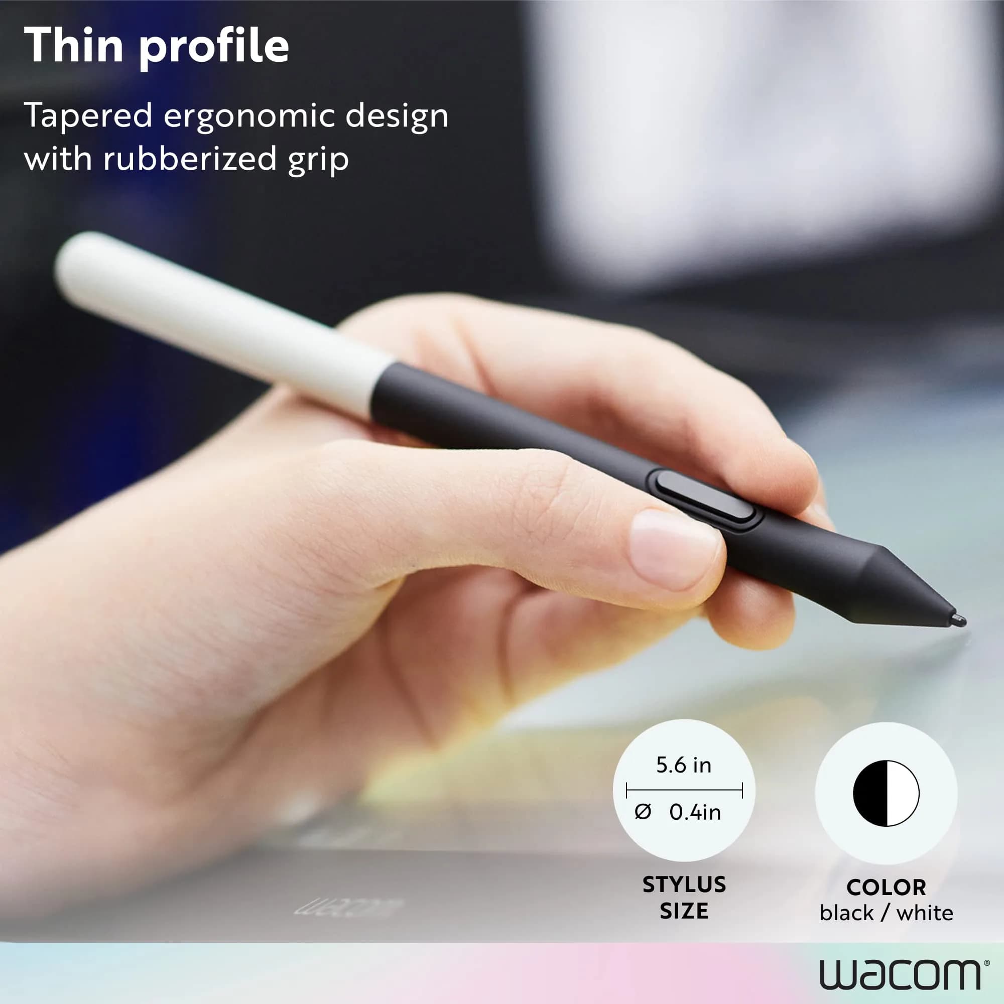 Wacom One Pen Replacement Stylus | Cordless, Battery-Free, Pressure Sensitive - view 5