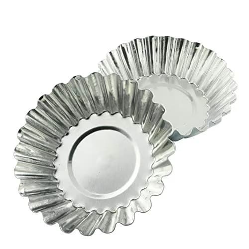 Tegg Egg Tart Mold 20PCS Aluminum Egg Tart Cupcake Cake Cookie Lined Mould Baking Tools | Durable, Reusable & Non-stick thumbnail 2