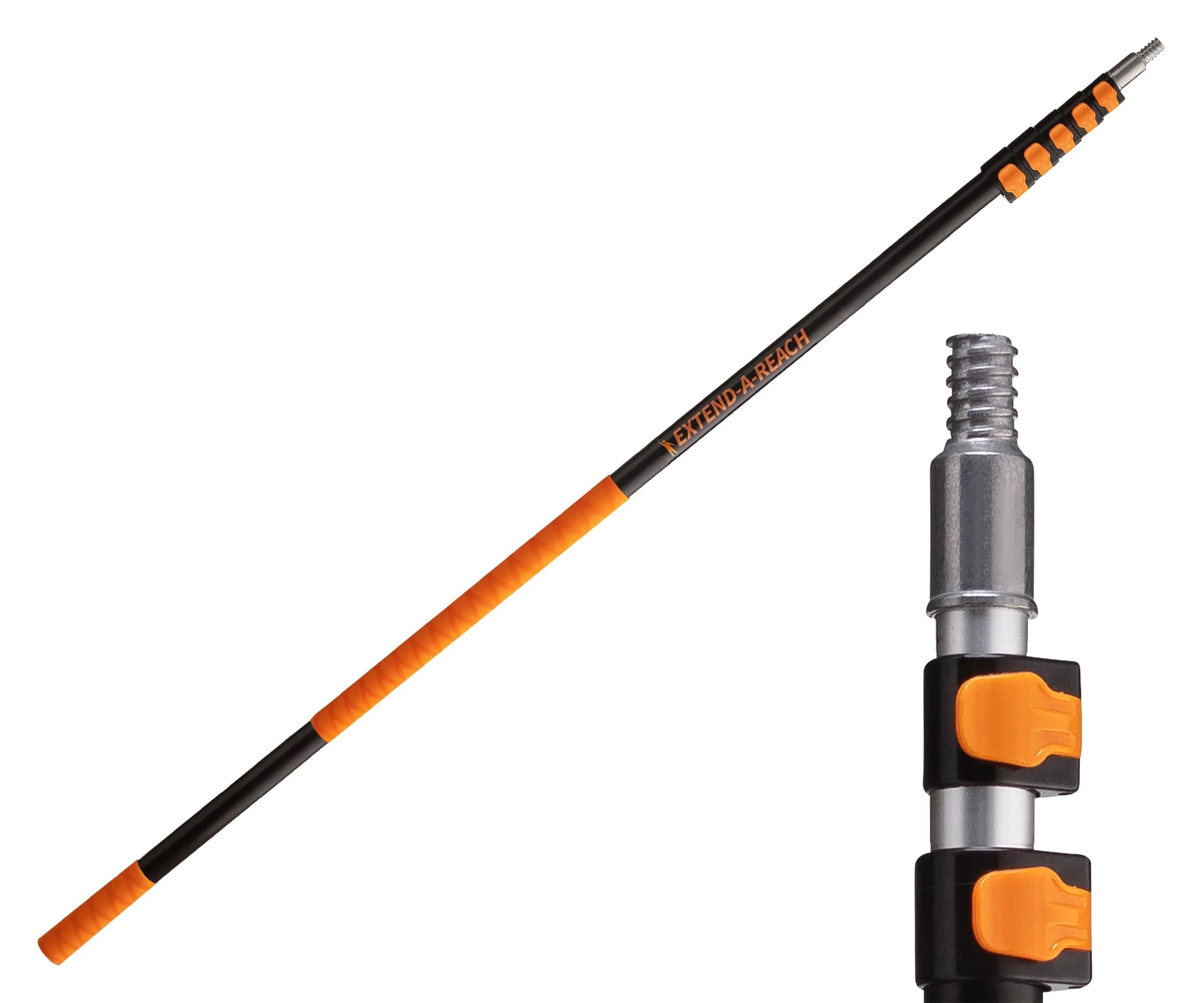 EXTEND-A-REACH 5-24 ft Telescopic Extension Pole | Multi-Purpose Aluminum Pole for Painting & Cleaning