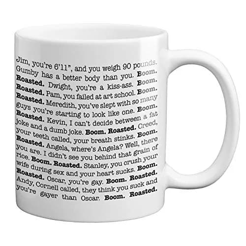 Haase Unlimited Boom! Roasted - Quote Version 11 oz. Mug | Durable Ceramic Coffee Mug for Office & Home thumbnail 2