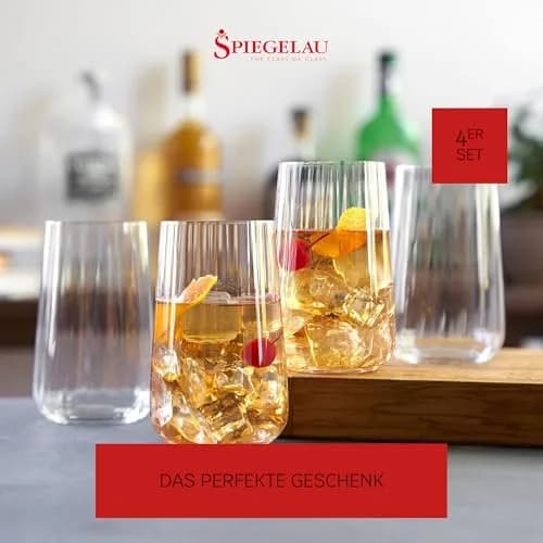 Spiegelau Lifestyle Longdrink Tumblers, Set of 4, 17 oz | European-Made Lead-Free Crystal thumbnail 4