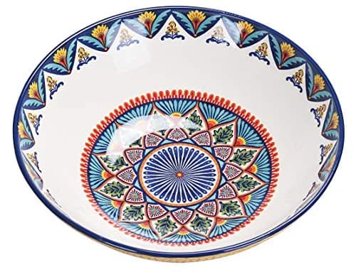 Bico Havana Ceramic 13 inch Serving Bowl | Contemporary, Microwave & Dishwasher Safe thumbnail 3