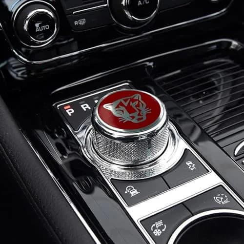 MAXDOOL Red Gear Shift Knob Cover Trim Sticker for Jaguar XF XE XJ F-Pace | Interior Car Decoration thumbnail 5