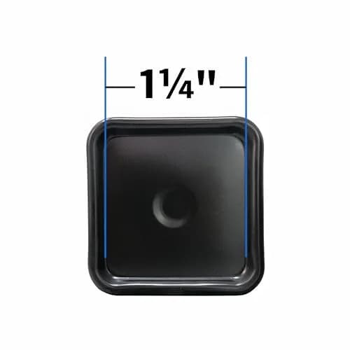 SoftTouch 2-1/2" Square Reusable Carpet Bottom Furniture Caster Cups for Office Chairs, Desks, and Carts | Floor Protection & Stability thumbnail 3