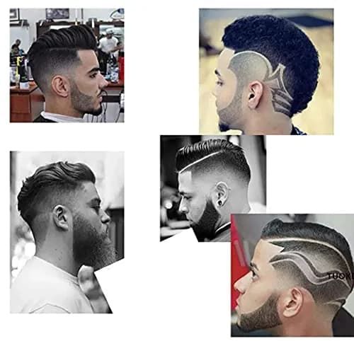 As always Men's Beard Shaping Tool With Inbuilt Comb Clear Plastic Template for Goatee Mustache Sideburns, Jaw Cheek/Neck Line, Symmetric/Curve/Step Cut (1-Piece) thumbnail 2