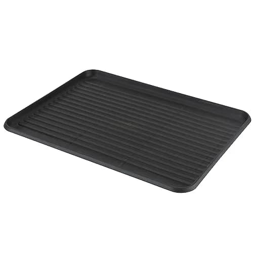 Kitchen Details Geode Deluxe Dish Drying Rack with Drain Board | Satin Gold | Rust Resistant thumbnail 9