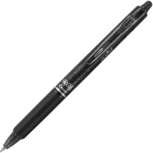 Pilot FriXion Ball Clicker Retractable Erasable Gel Pen, Fine Point, 0.7mm, Black Ink, 12 Count | Precise & Reusable thumbnail 2