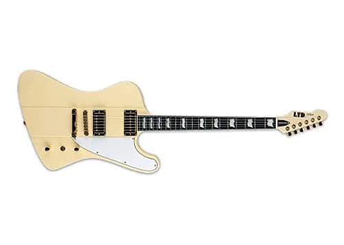 ESP GUITARS Phoenix-1000 Electric Guitar - Vintage White | Mahogany Body & Maple Neck, 25.5" Scale, Seymour Duncan Pickups thumbnail 2