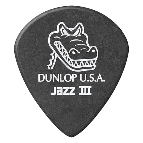 Jim Dunlop Gator Grip Jazz III Pick 1.4MM | Matte, Nonslip, Precise Tone for Guitarists in India thumbnail 3
