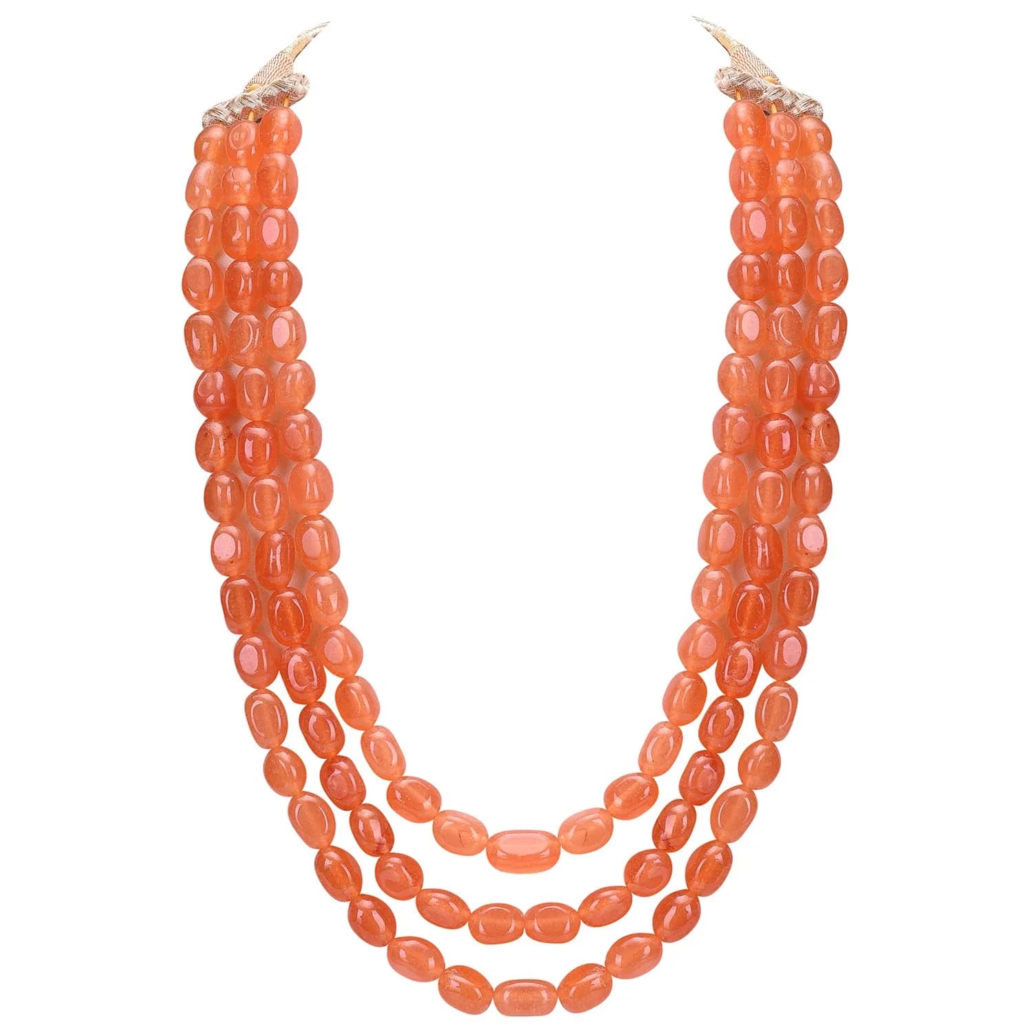 Ratnavali Jewels Quartz Multi Layer Strand Mala Beads Necklace 18inch | Traditional & Trendy Ethnic Jewelry