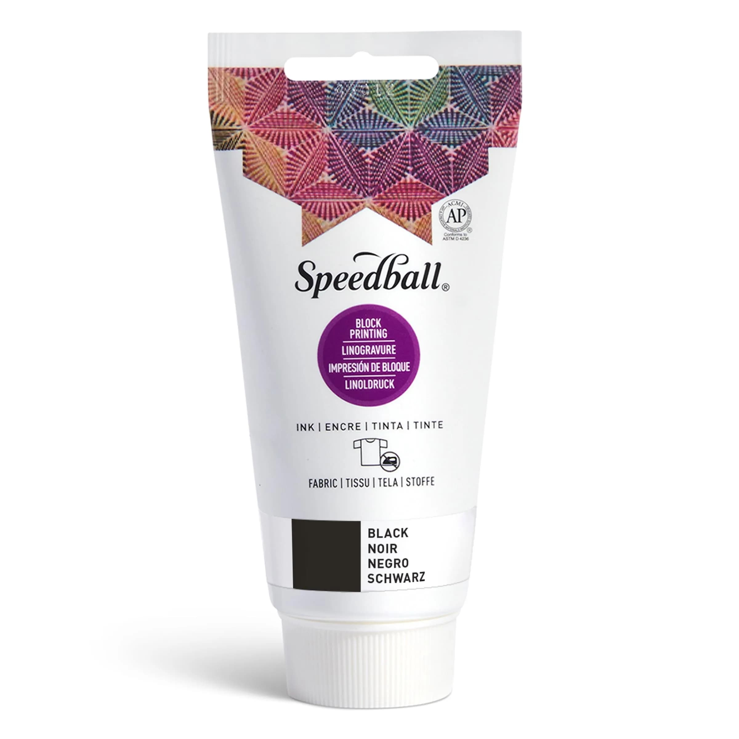 Speedball Fabric Block Printing Ink | Water-Based, Non-Toxic, Vibrant Colour (120 ml / 4 fl oz) - main product image