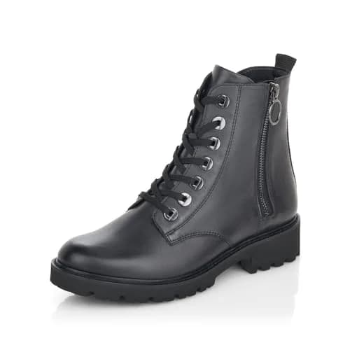 Remonte Women Ankle Boots D8671 | Ladies Lace-up Boot with Removable Insole, Blue Blau 14, US Size 8.5/9 thumbnail 1