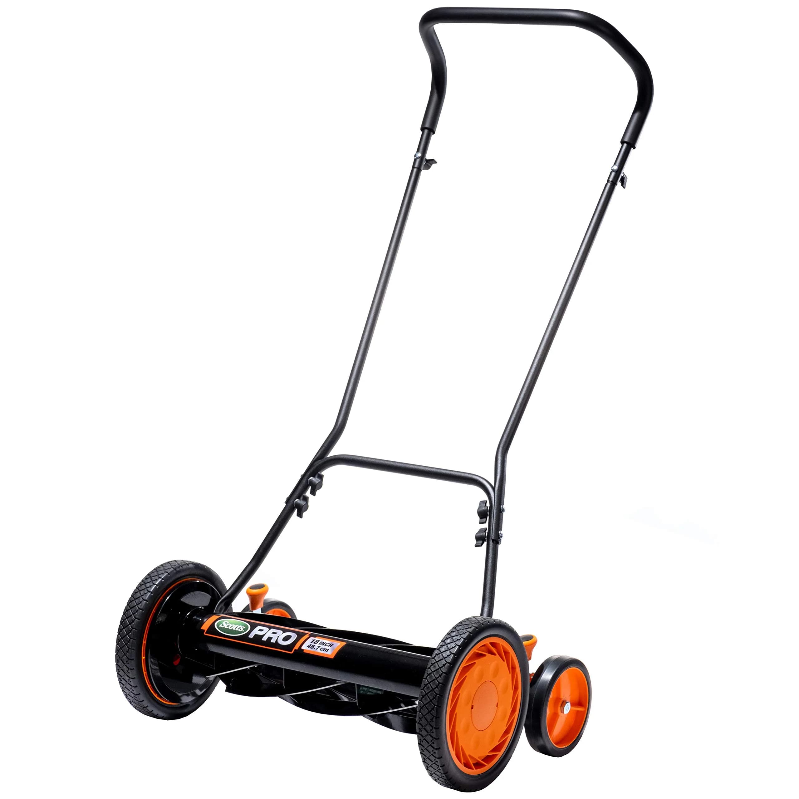 Scotts 716-18S 18-Inch 7-Blade Push Reel Lawn Mower, Green | Quiet, Effortless Grass Cutting — 18-Inch, 7-Blade