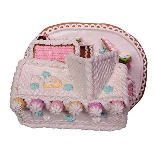 Kurt S. Adler 9-Inch Gingerbread House with LED Lights, Multi | Festive Holiday Home Décor Accent thumbnail 6