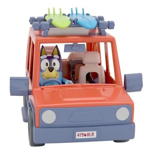 Bluey 4WD Family Vehicle with 1 Figure and 2 Surfboards | Customizable Car for Ages 3+ | 24.1cm (9.5in) Length thumbnail 3