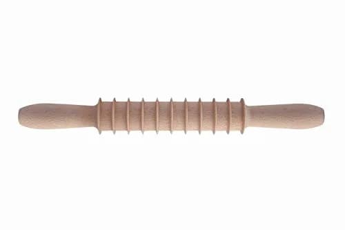 Tredoni Wooden Pappardelle Pasta Cutter Rolling Pin (Pappardelle - 14mm) | Professional Italian Pasta Tool for Home & Kitchen