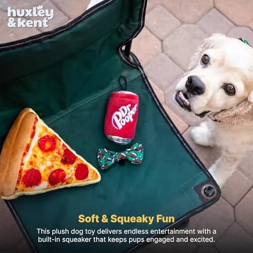 Huxley & Kent Power Plush Squeaky Dog Toy, Dr Pooper, Large | Soft, Durable, and Engaging for Dogs thumbnail 6