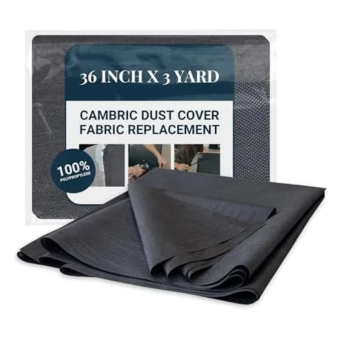 House2Home Black Upholstery Fabric Dust Cover 36 Inch | Commercial Quality Polypropylene thumbnail 1
