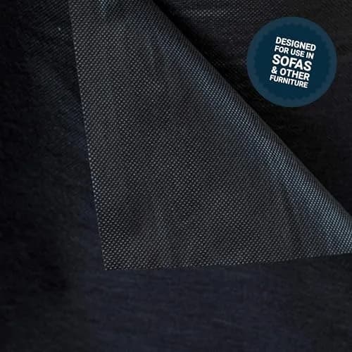 House2Home Black Upholstery Fabric Dust Cover 36 Inch | Commercial Quality Polypropylene thumbnail 2