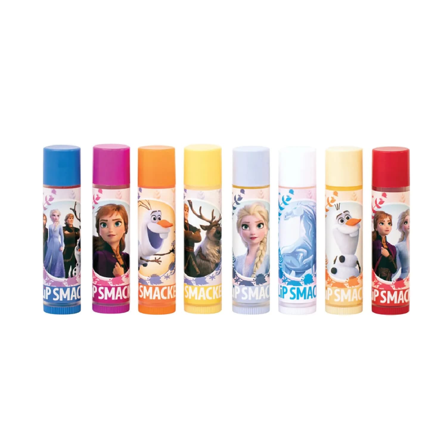 Lip Smacker Disney Frozen 2 Flavored Lip Balm Party Pack 8 Count - Elsa, Anna, Olaf Inspired Flavors - view 2