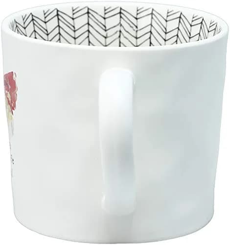 Pavilion Gift Company Grandma You Make Life Beautiful 16 Oz (473ml) Coffee Cup Mug | Debossed Butterfly Stripe thumbnail 2