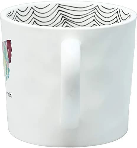 Pavilion Gift Company Nana Butterfly Rainbow Stripe Stoneware Coffee Mug 473ml (16 Oz) | Dishwasher Safe thumbnail 2