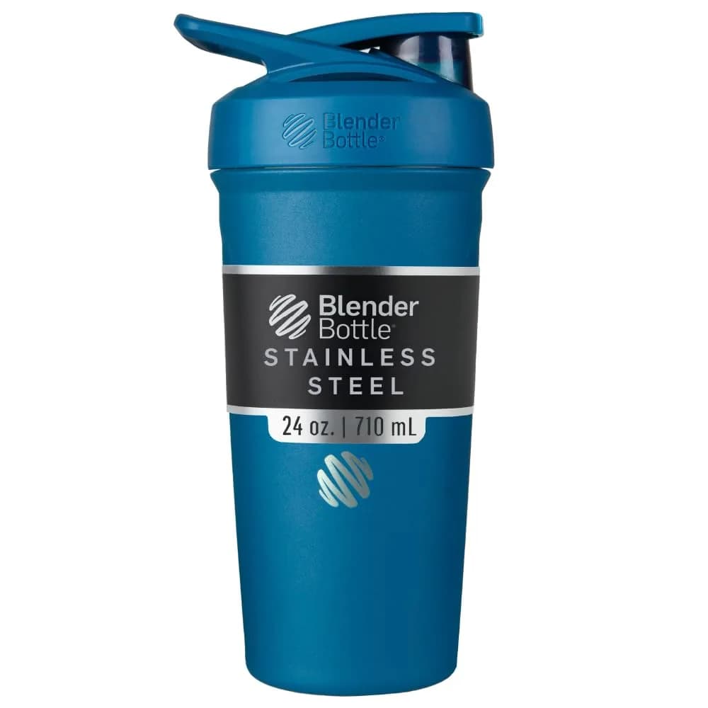 BlenderBottle Strada Shaker Cup Insulated Stainless Steel Water Bottle 710ml (24-Ounce) | Keeps Drinks Cold 24 Hours - main product image
