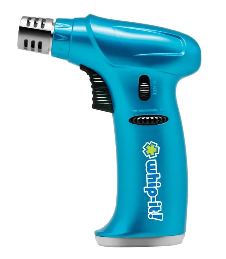 Whip-It! Stealth Torch Blue Kitchen Torch with Adjustable Flame & Safety Lock thumbnail 3