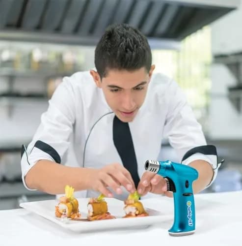 Whip-It! Stealth Torch Blue Kitchen Torch with Adjustable Flame & Safety Lock thumbnail 4