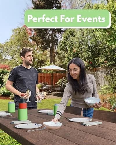 PartyPrints 100 Pack Pistachio Blank Can Cooler Sleeves | Insulated Foam Drink Holder for 12oz & 16oz Cans thumbnail 7