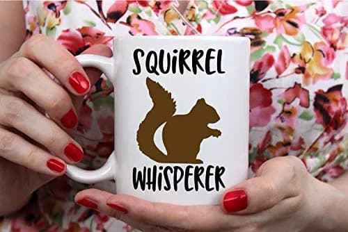 Funnwear Squirrel Whisperer 11oz (325ml) Coffee Mug | Funny Gag Gift for Friends, Husband, Wife, Dad, Papa thumbnail 5
