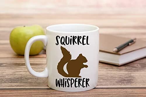 Funnwear Squirrel Whisperer 11oz (325ml) Coffee Mug | Funny Gag Gift for Friends, Husband, Wife, Dad, Papa thumbnail 6