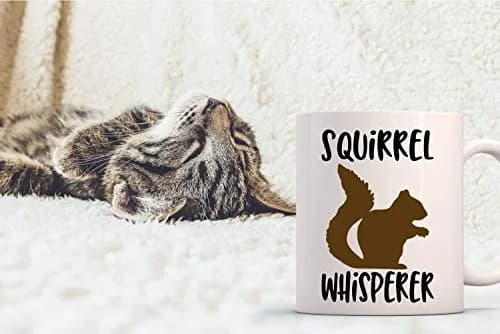 Funnwear Squirrel Whisperer 11oz (325ml) Coffee Mug | Funny Gag Gift for Friends, Husband, Wife, Dad, Papa thumbnail 2