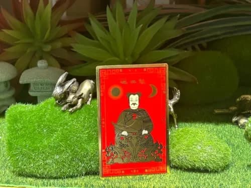DMtse Feng Shui Tai Sui Amulet Card for Good Luck Wealth Success and Protection | Metal, 8cm x 5cm thumbnail 4