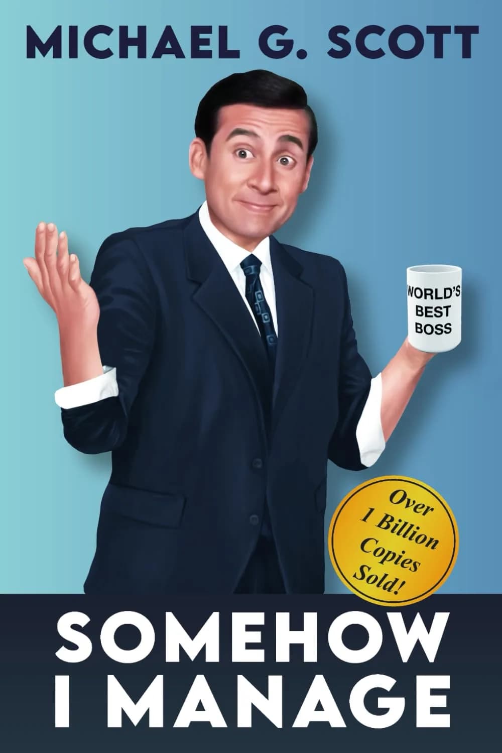 Majosta Somehow I Manage Notebook - 100 Pages | A Funny Gift for Managers and The Office Fans