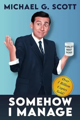 Majosta Somehow I Manage Notebook - 100 Pages | A Funny Gift for Managers and The Office Fans thumbnail 1