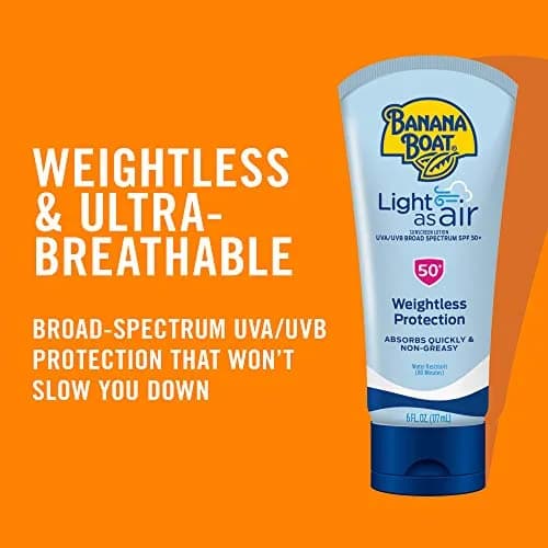 Banana Boat Light As Air Sunscreen Lotion SPF 50, 177ml (6 Fl Oz) | Broad Spectrum UVA/UVB Protection thumbnail 2