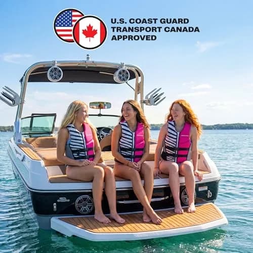 Airhead WICKED Kwik-Dry Neolite Flex Life Jacket for Adults | USCG Approved Level 70 Watersports Vest thumbnail 3