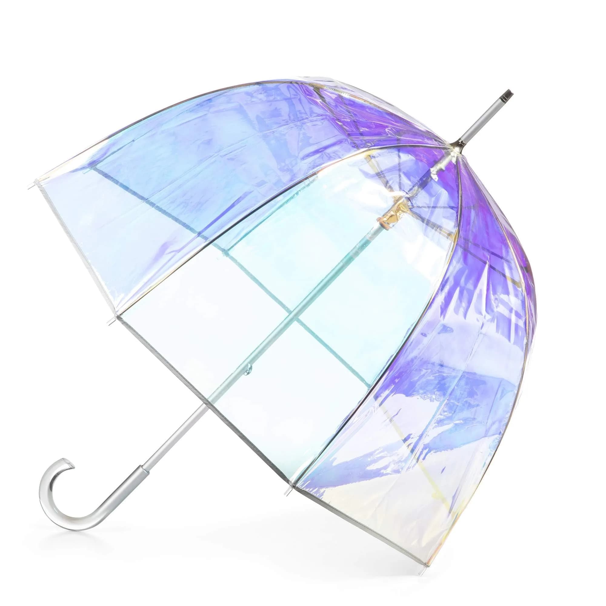 Totes Clear Bubble Umbrella with J Hook Handle | 130 cm (51") Arc - main product image