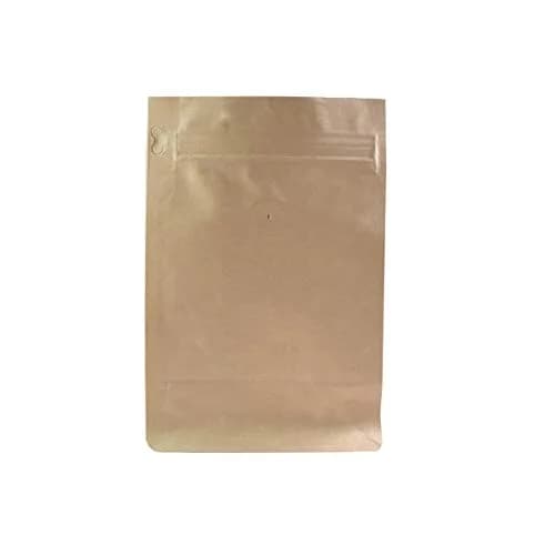 Awe Package Resealable Zipper Box Pouch Coffee Bag with Valve, 340g (12 oz) - 50 Count, Kraft thumbnail 4