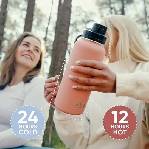Hydrapeak 32oz Insulated Water Bottle with Chug Lid | Leak Proof Stainless Steel Bottle for Active Lifestyle thumbnail 9