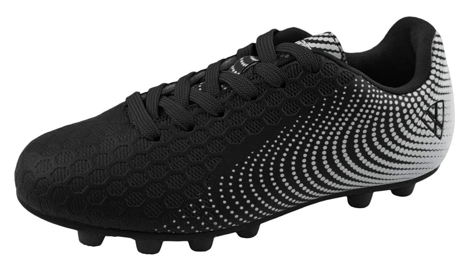 Vizari Stealth Boys Girls Soccer Cleats | Youth Firm Ground Athletic Shoes for Toddler, Little Kid, Big Kid