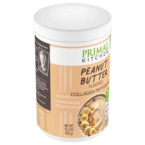 Primal Kitchen Peanut Butter Flavor Collagen Fuel Drink Mix 405g (14.3 Ounces) | Keto Certified Collagen Peptides for Skin, Hair, Nails thumbnail 6