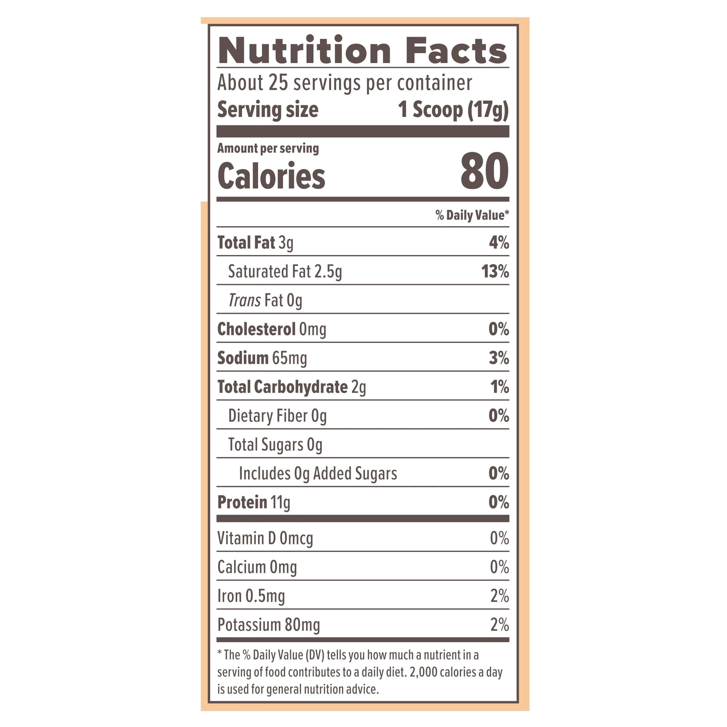 Primal Kitchen Peanut Butter Flavor Collagen Fuel Drink Mix 405g (14.3 Ounces) | Keto Certified Collagen Peptides for Skin, Hair, Nails - view 2