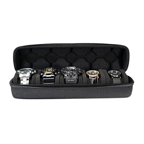 AUKURA Hard Watch Travel Case, 5 Slot | Compact & Durable Travel Organizer with Anti-Move Pillow thumbnail 7
