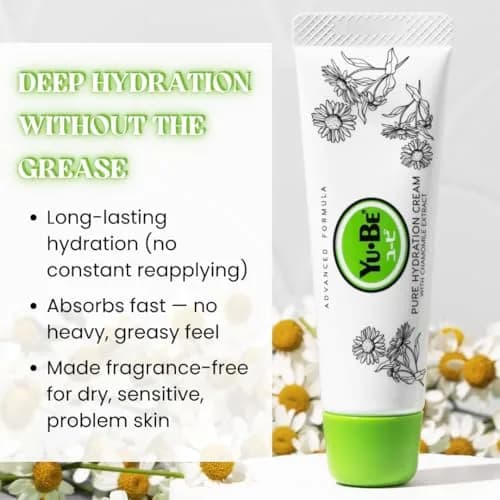 Yu-Be Advanced Formula Moisturizing Lotion Duo 2oz (59ml) | Fragrance-Free Sensitive Skin Hydrator thumbnail 2